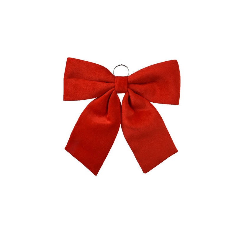 FIOCCO TESSUTO 48x52cm ROSSO