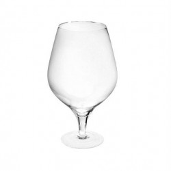 VASO CALICE VETRO H.50cm ø29cm SK-324-02