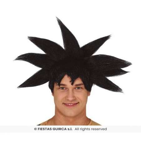 PARRUCCA GUERRIERO NERA IN BOX