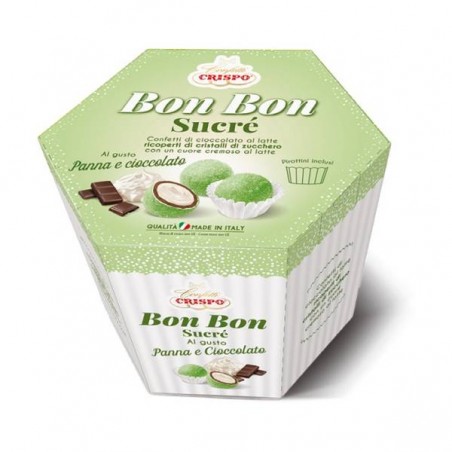 BON BON SUCRè PANNA&CIOCCOLATO 500gr C/GRANELLA VERDE