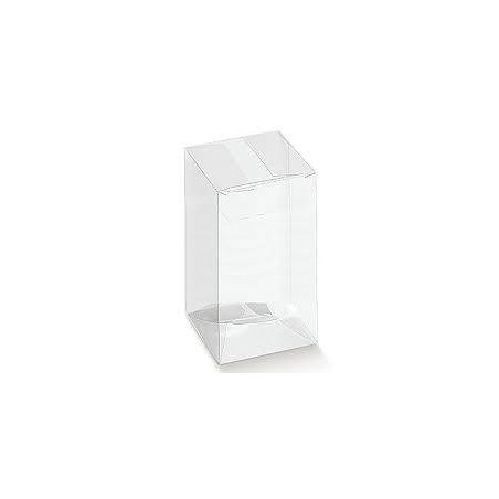 SCATOLA AUTOMATICA PET TRASPARENTE 6x6x12cm 10pz