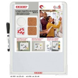 LAVAGNA MAGNETICA 28x35cm COMUNIKA + ACCESSORI ARDA