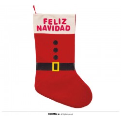 CALZA BABBO FELIZ NAVIDAD