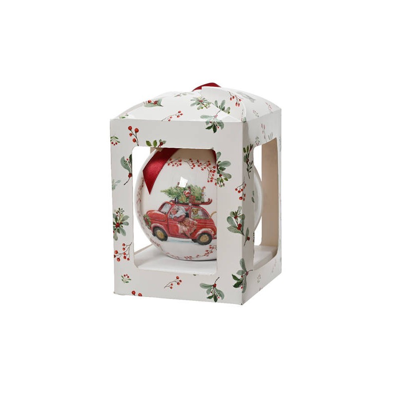 PALLINA POLYFOAM ø10cm DECORATA