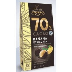 BANANA RICOPERTO DI CIOCCOLATO FONDENTE 70% 130gr