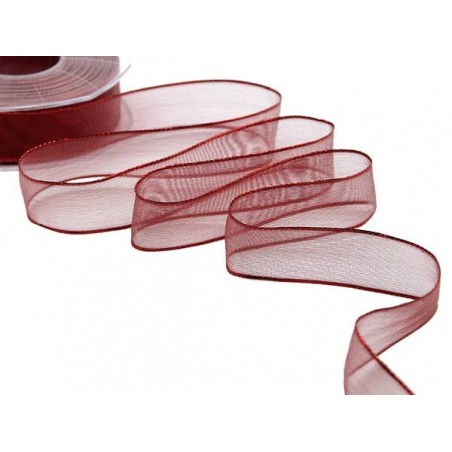 NASTRO VELO LAME' ANIMATO mm25x25mt COL.31 ROSSO