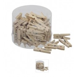 MOLLETTE LEGNO NATURALE 3cm 72pz