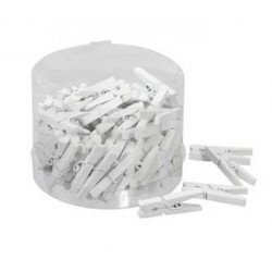 MOLLETTE LEGNO BIANCHE 3cm 72pz