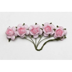 PICKS FIORE ROSA ø2cm 20pz