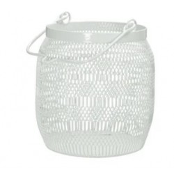 LANTERNA METALLO TRAFORATA Ø12x14,5cm