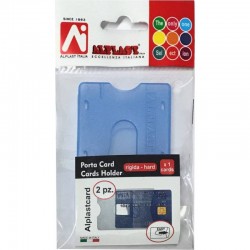 PORTACARD RIGIDA AD ESTRAZIONE 2pz