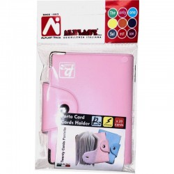 PORTACARD A LIBRO 20 TASCHE TWENTY PASTELLO COLLECTION