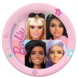 PIATTI PIANI BARBIE SWEET LIFE 8pz