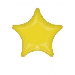 PALLONE MYLAR STELLA 17 42cm GIALLO