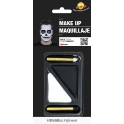 SET TRUCCO BIANCO/NERO