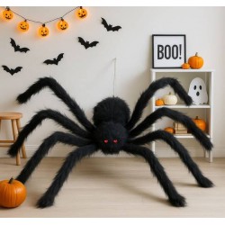 RAGNO PELOSO NERO 200cm