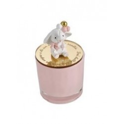 CANDELA CON ELEFANTE GIRL  Ø6xH9cm