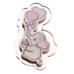 MAGNETE ELEFANTE GIRL 5cm 12pz