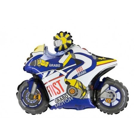 PALLONE MYLAR MOTO GP BLUE  95x66cm