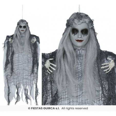 DECORAZIONE DA APPENDERE DONNA HORROR 50cm