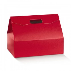 BAULOTTO 33,5x23,5x25cm FIBRA ROSSO