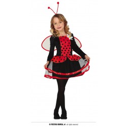 COSTUME COCCINELLA BAMBINA 3-4 ANNI