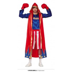 COSTUME PUGILE VESTAGLIA MAGLIA PANTALONI E TG.52-54