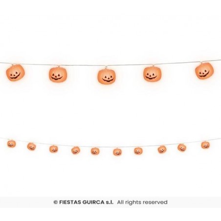 GHIRLANDA LUCI ZUCCHE 220cm