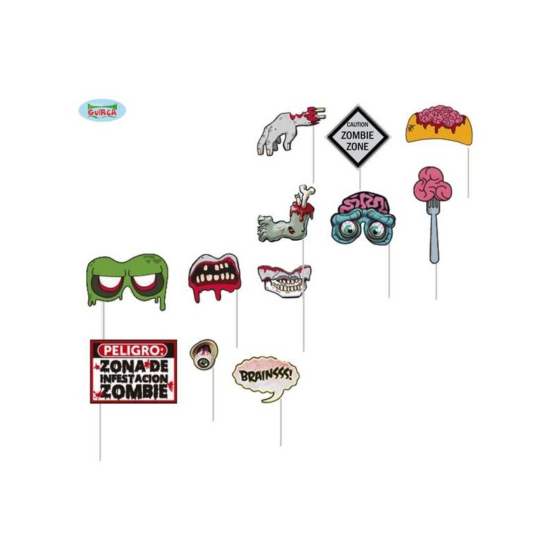 PHOTO BOOTH HALLOWEEN 12pz