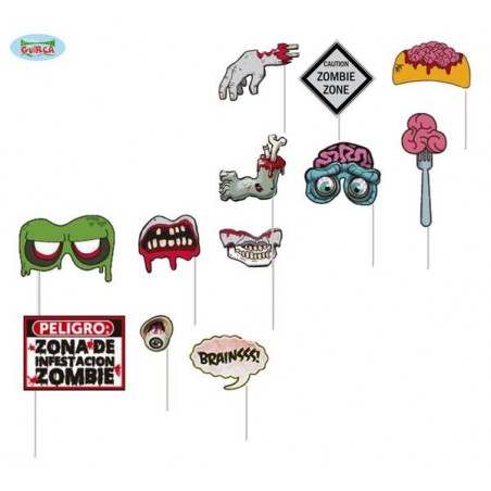 PHOTO BOOTH HALLOWEEN 12pz