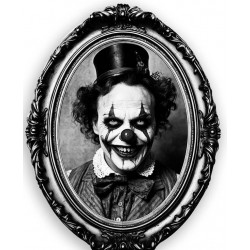 QUADRO PAGLIACCIO HORROR ADESIVO 30x23cm