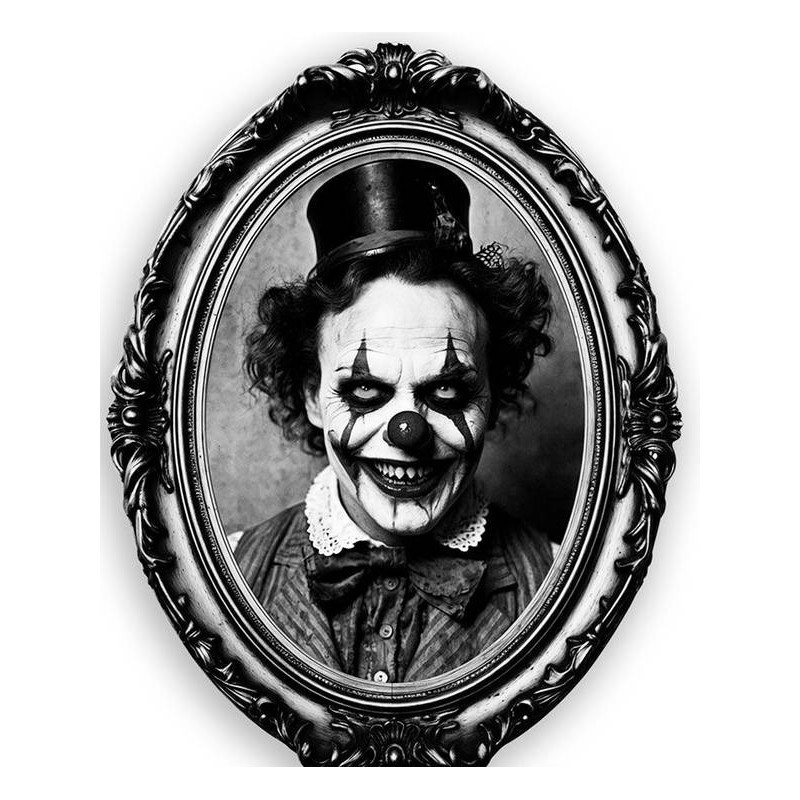 QUADRO PAGLIACCIO HORROR ADESIVO 30x23cm