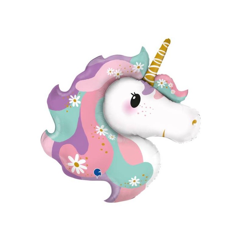 PALLONE MYLAR 32 81cm HIPPIE UNICORNO