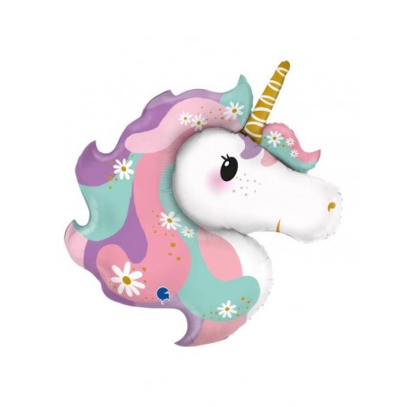 PALLONE MYLAR 32 81cm HIPPIE UNICORNO