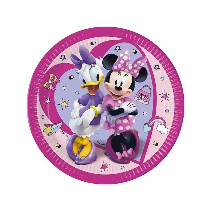 PIATTI PIANI ø23cm MINNIE JUNIOR 8pz