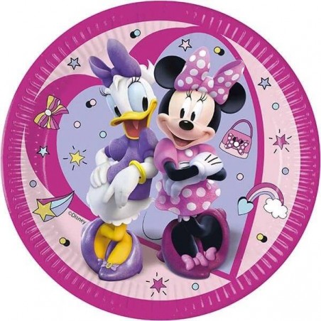 PIATTI PIANI ø23cm MINNIE JUNIOR 8pz