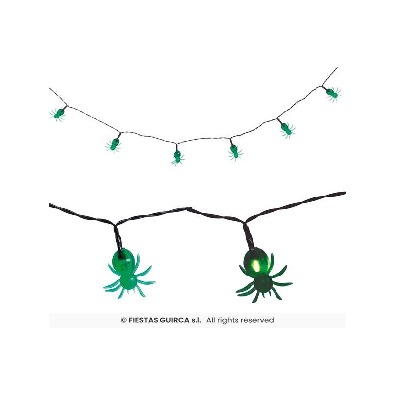 GHIRLANDA LED 10 RAGNI A PILE