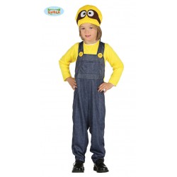 COSTUME MINATORE GIALLO 5-6 ANNI