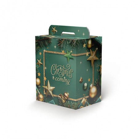 SCATOLA REGALO C/MANIGLIA LINEA 90 28x20,5x34cm STARLIGHT