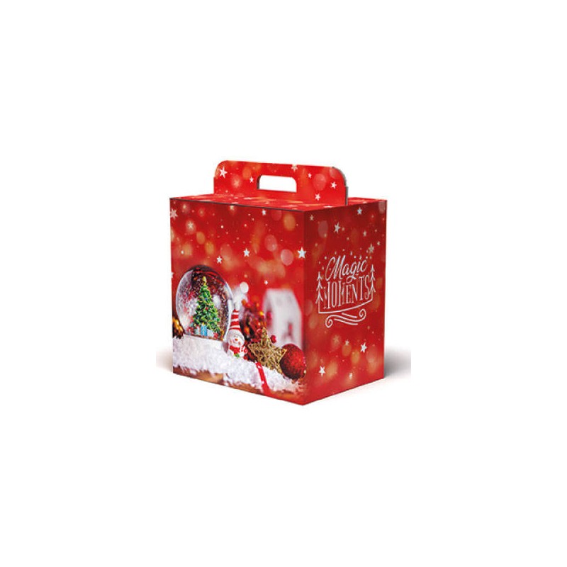 SCATOLA REGALO C/MANIGLIA LINEA 200 33x24x34cm MAGIC MOMENT