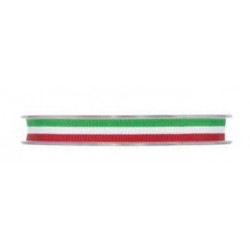 NASTRO TESSUTO TRICOLORE ITALIA mm10X20mt