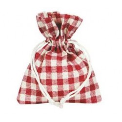 SACCHETTO BUSTINA QUADRETTI 9xh12cm 10pz