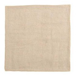 SACCHETTO GARZA MORBIDA 28x28cm NATURAL 10pz