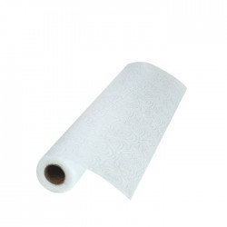 RUNNER TNT cm.40x5mt ROSES BIANCA