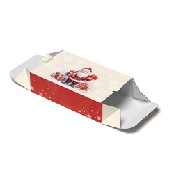 SCATOLA ASTUCCIO GIT BOX 35x14,5x6,5cm SANTA CLAUS