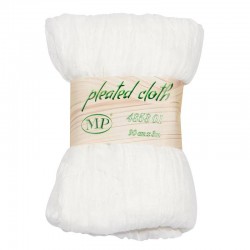 TESSUTO RUNNER PLEATED CLOTH cm90x3mt WHITE