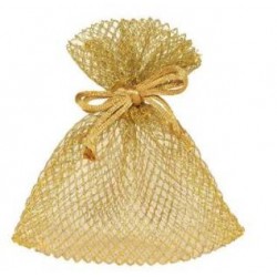 SACCHETTI RHOMBUS 9x12cm GOLD 10pz