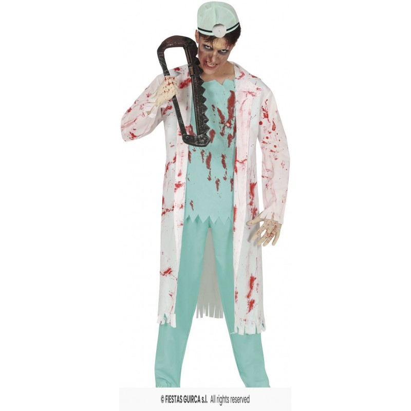 COSTUME MEDICO ZOMBIE 14-16 anni