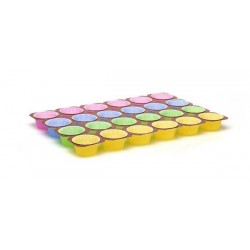 MUFFIN TRAY 24pz 50gr NTS 6x4 2OZ. COLOR