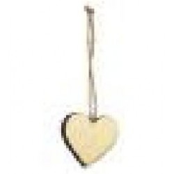 APPLICAZIONE CUORE LEGNO NATURAL 2cm 24pz